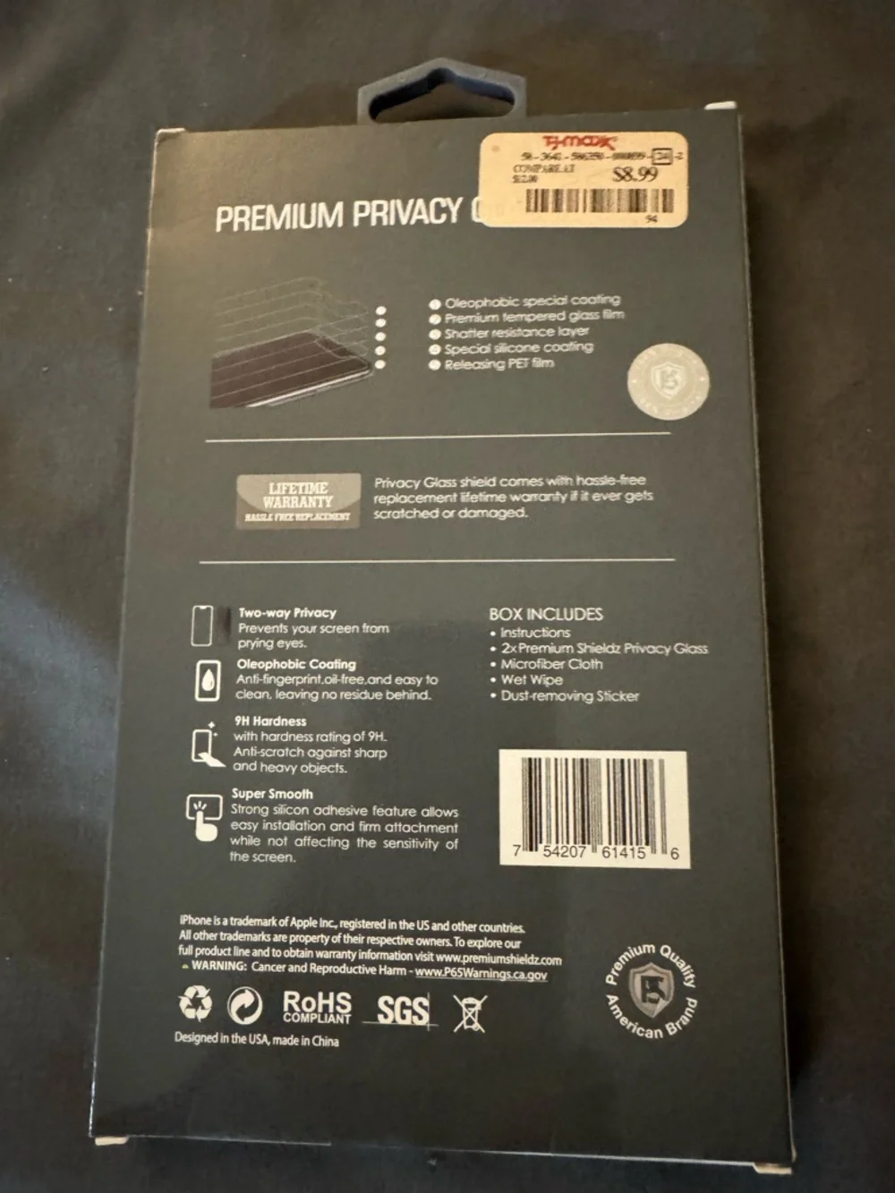 Premium Shieldz Privacy Screen Protector 2-Pack - Picture 3 of 3